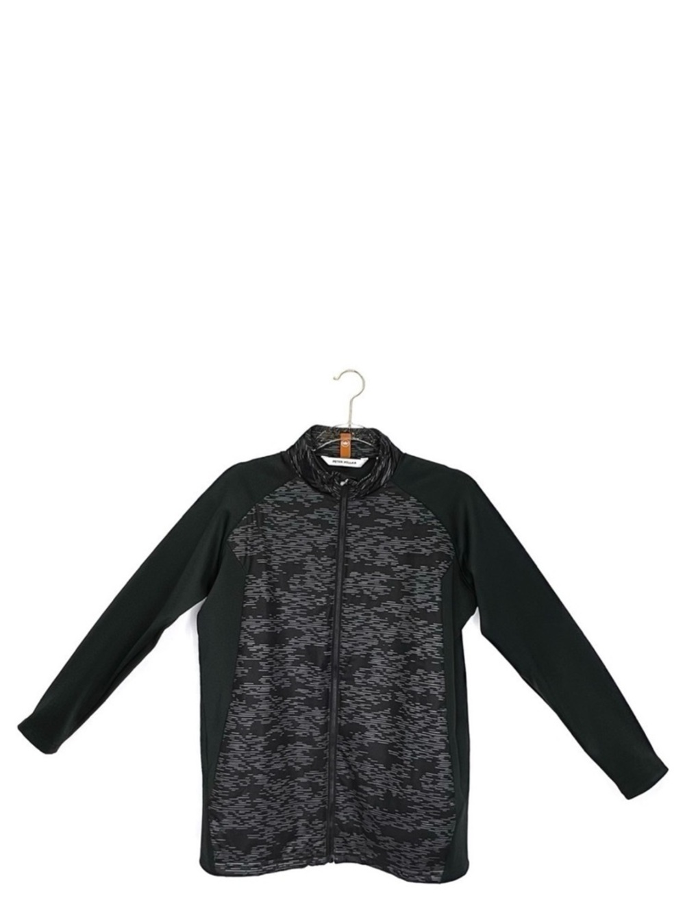 Peter Millar Youth Merge Elite Zip Front Jacket Size XL Black Gray Boy’s New NWT